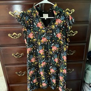 Madewell X No. 6 Silk Beacon dress in garden bouquet